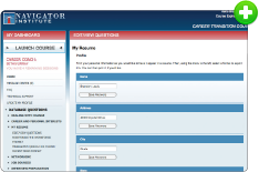 Preview of the Resume Builder